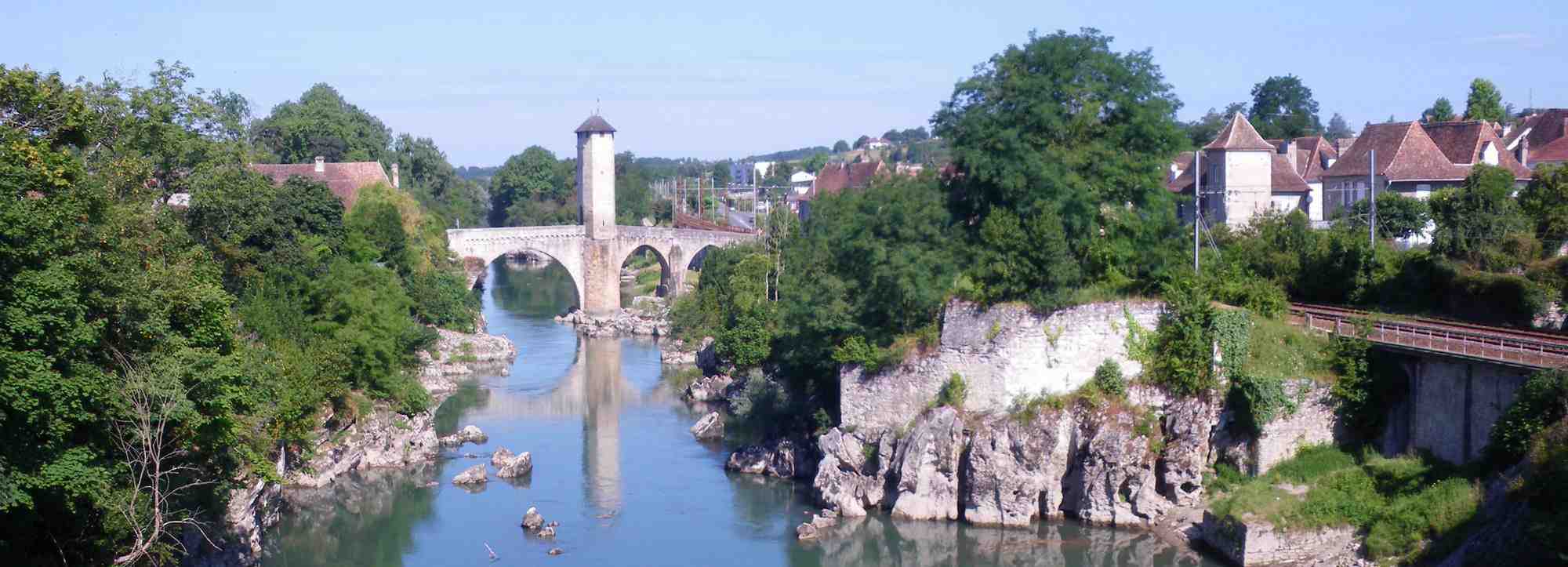 le, pont, vieux