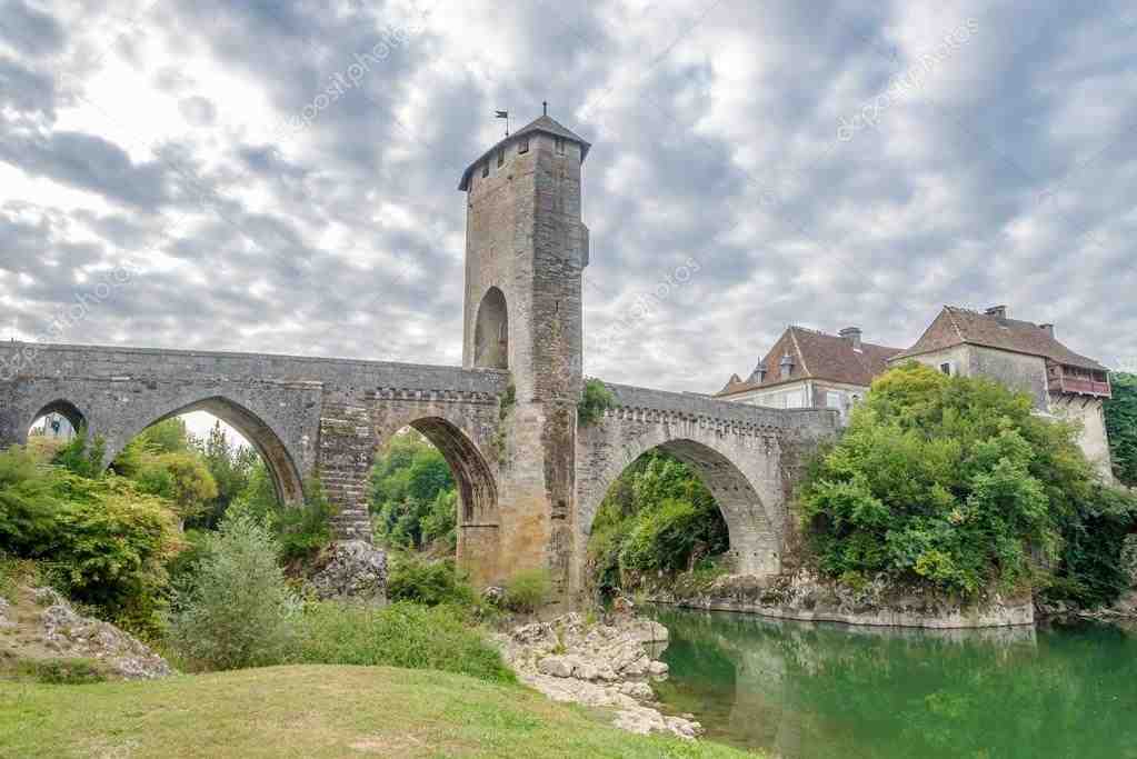 stock, photo, orthez, bridge